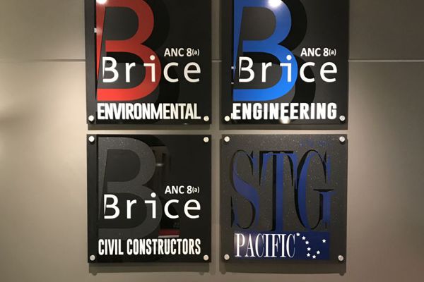 Brice Reception Sign